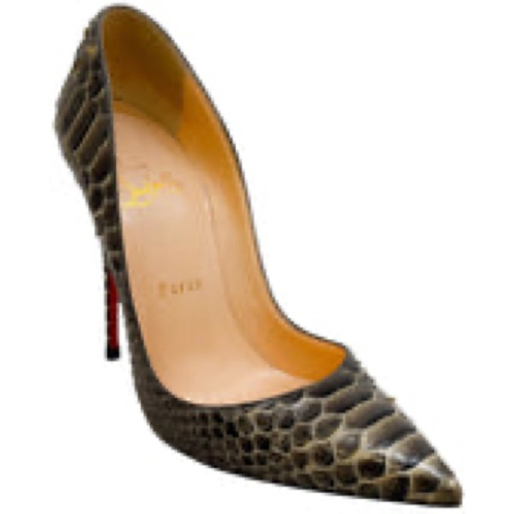 CHRISTIAN LOUBOUTIN PYTHON HEELS
SZ 36.5 - Picture 2 of 6